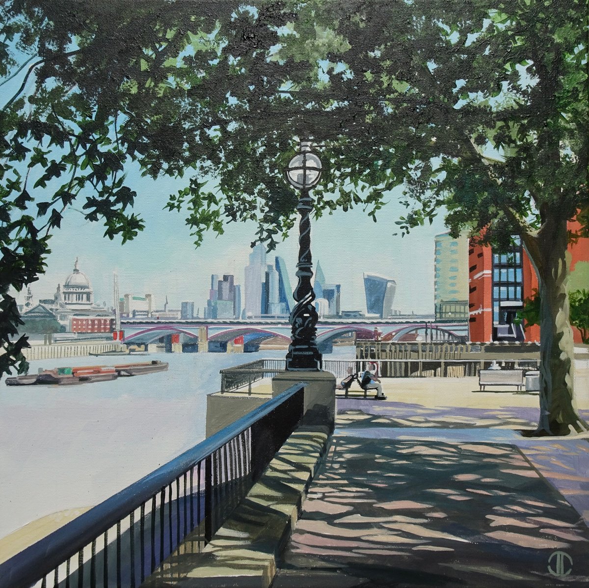 Summer On The Southbank by Joseph Lynch