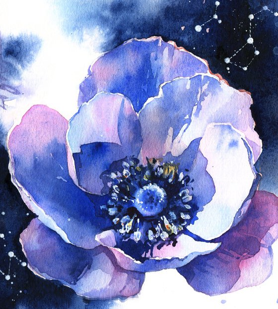 "Anemone. Cosmic flower"