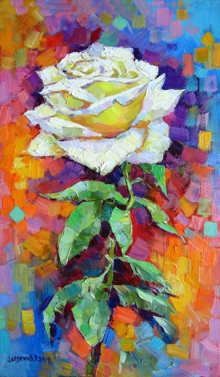 Rose by Vladimir Lutsevich