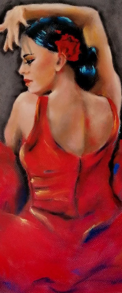 Flamenco Dancer 58 by Susana Zarate