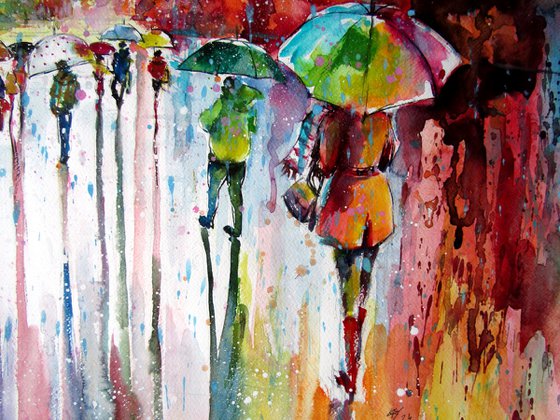Joyful rainy day II