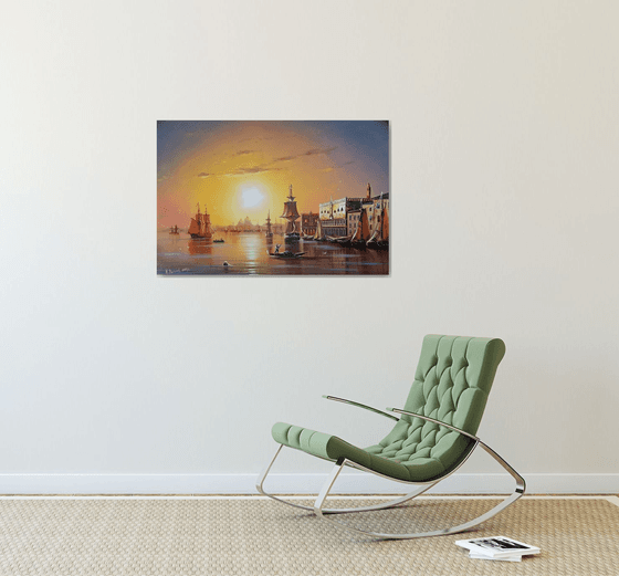 Port -1(60x90cm, oil painting)