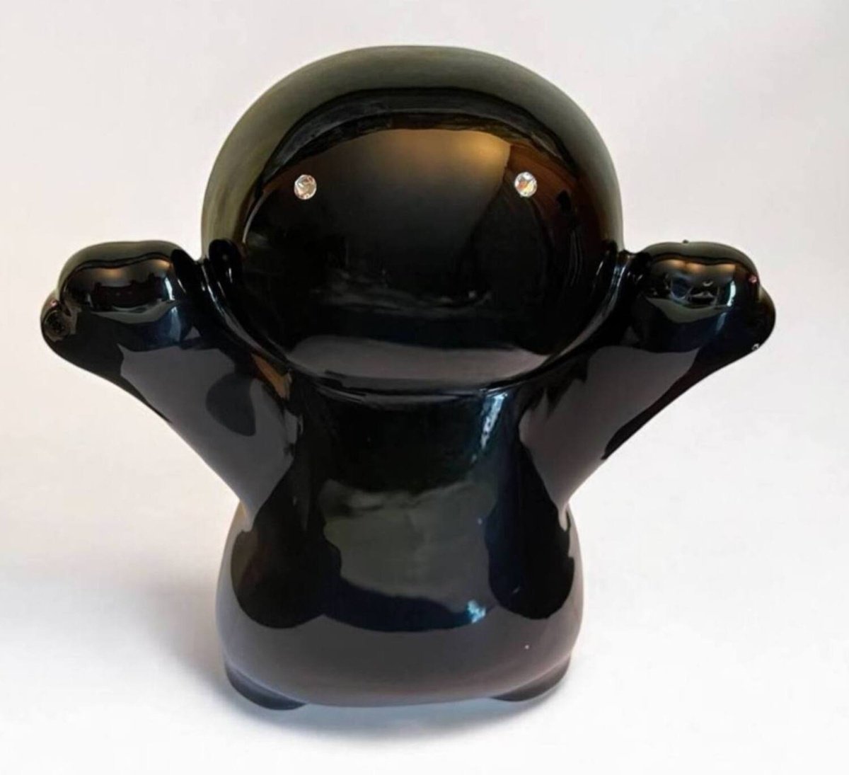 Abstract Clay Sculpture By Tatiana Fedorovskaya, 9 X 10", Broshka, Original Artwork