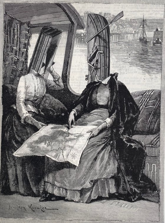 Boating with Mary and Elizabeth