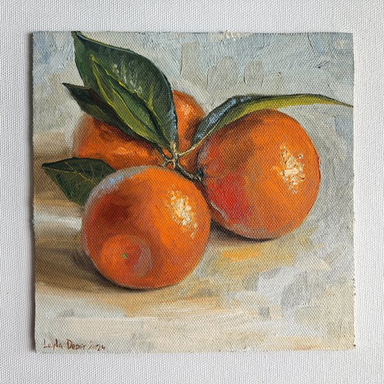 Clementine fruit still life