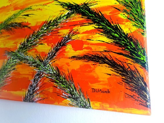 Grass In Yellow Color