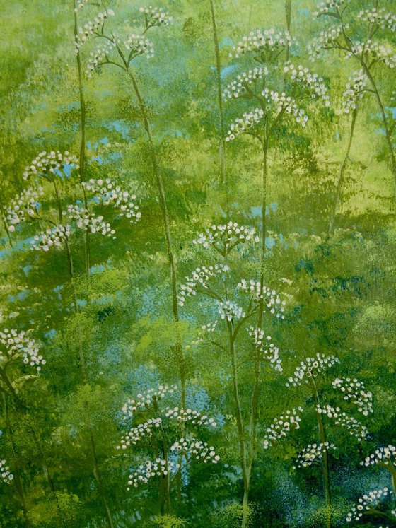 Cow Parsley with green