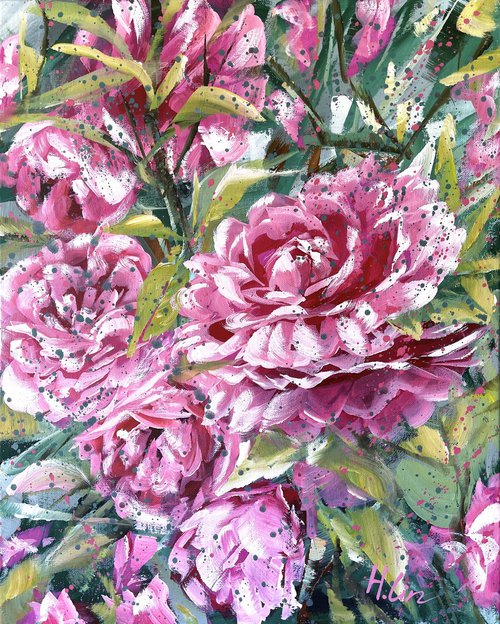 Everlasting Elegance - Pink Camellia by HSIN LIN