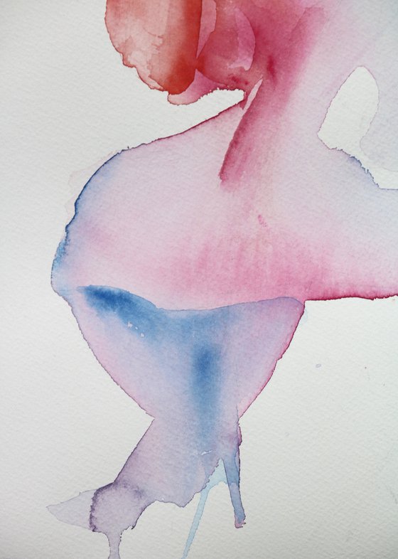 Nude painting "In Fluid Form II"