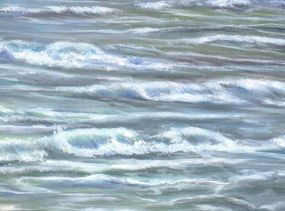 Light over the ocean