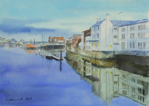 Whitby Harbour (5) by Colin Wadsworth