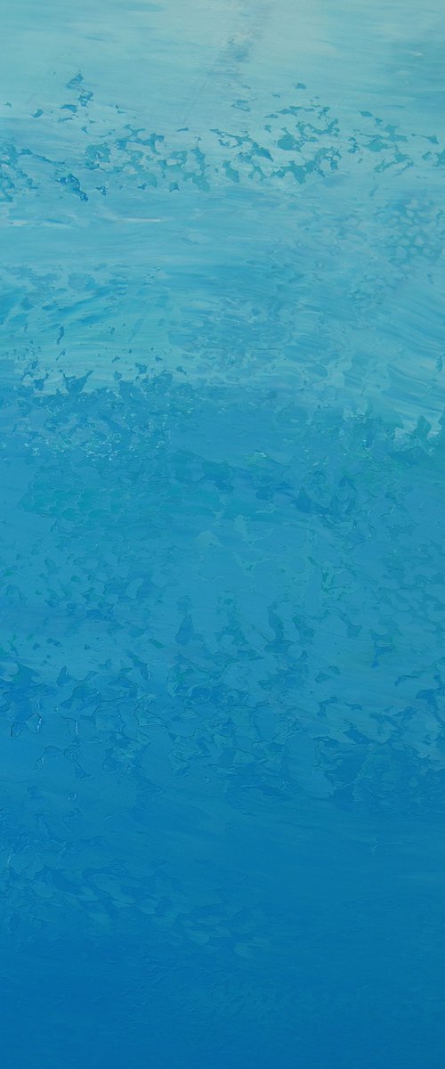 Brilliant Blue - Color Field by Suzanne Vaughan