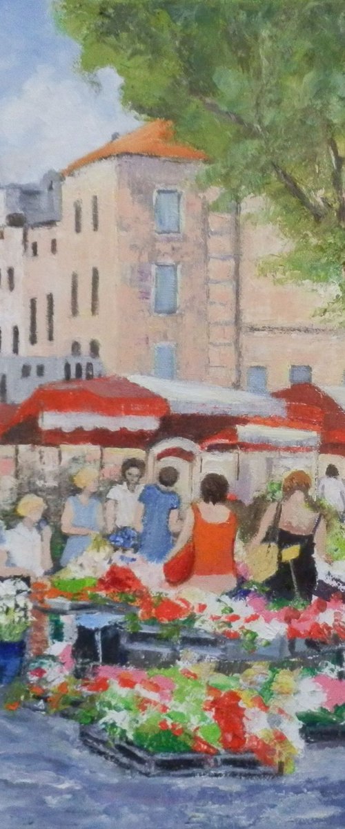 Flowers market by Maria Karalyos