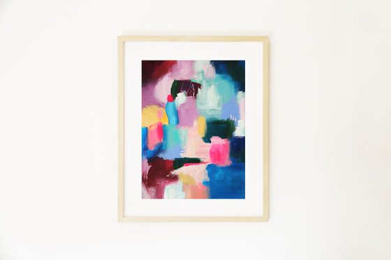 Abstract Framed Painting - 17