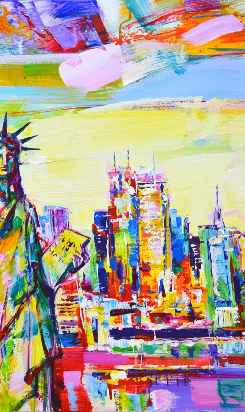 New York. Statue of Liberty. by Iryna Kastsova