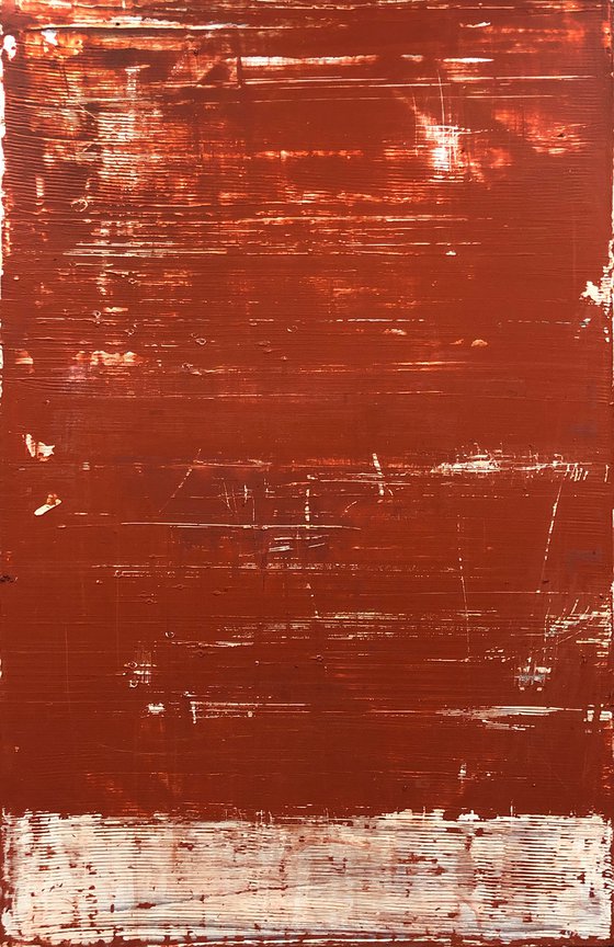 Old, Red, & Once Striped (30x48in)