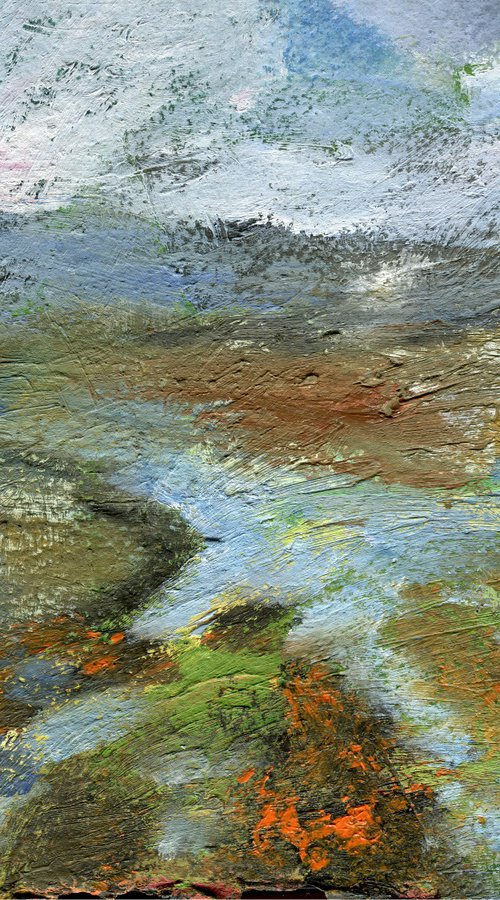 Moorland Abstract by Elizabeth Anne Fox