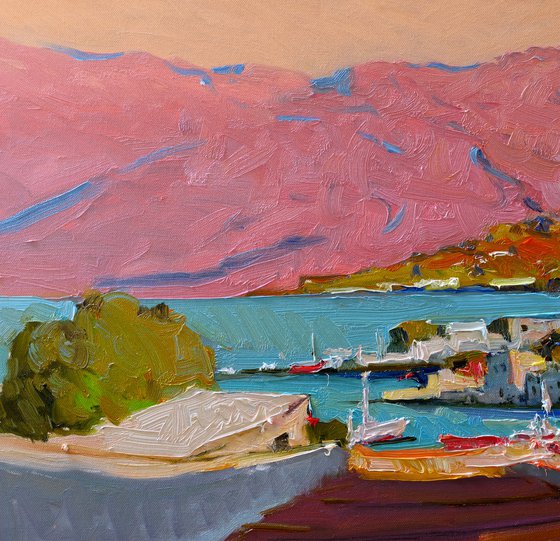 Evening on Greek Island