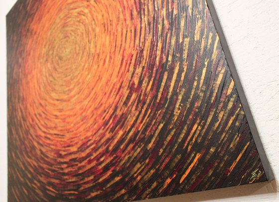 Vast Orange-Purple Radiance