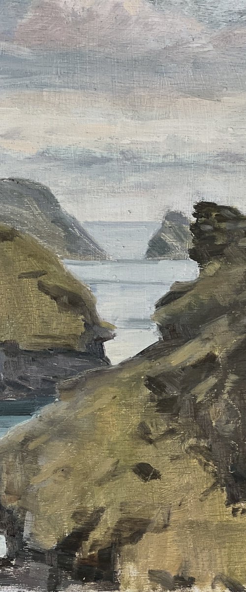 Boscastle, late summer by Louise Gillard