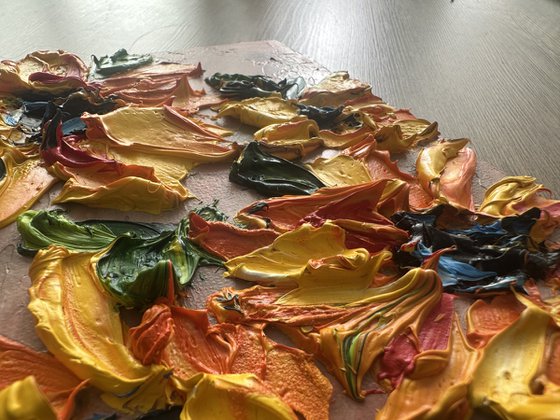 Sunflowers Deep impasto