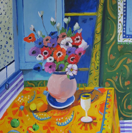 Anemones - A tribute to Matisse