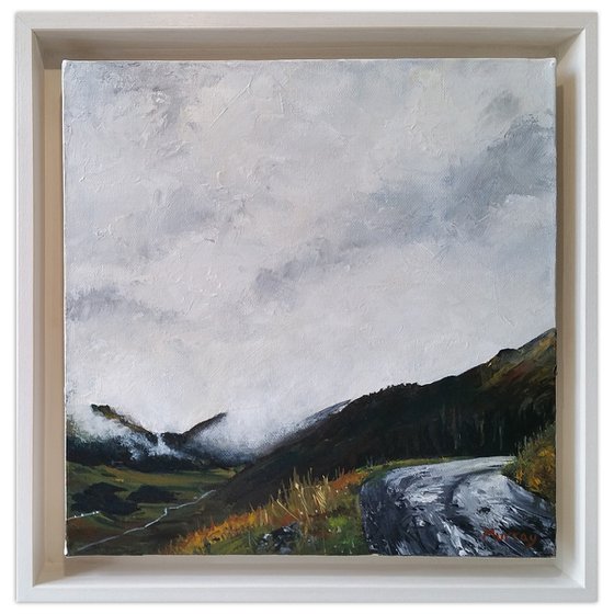 Scottish Landscape Painting Rest And Be Thankful Argyll & Bute