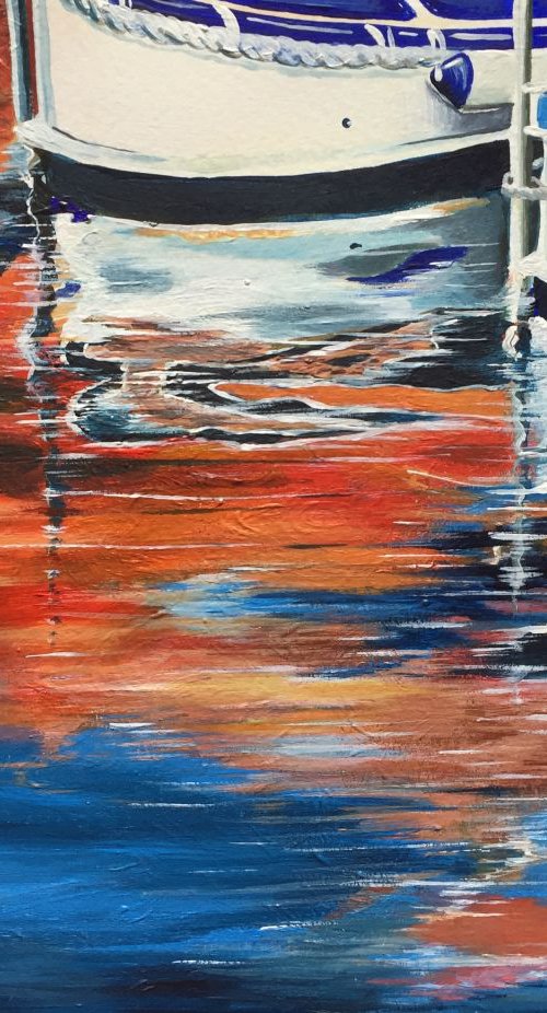 Copper reflections by Karen Elaine Evans
