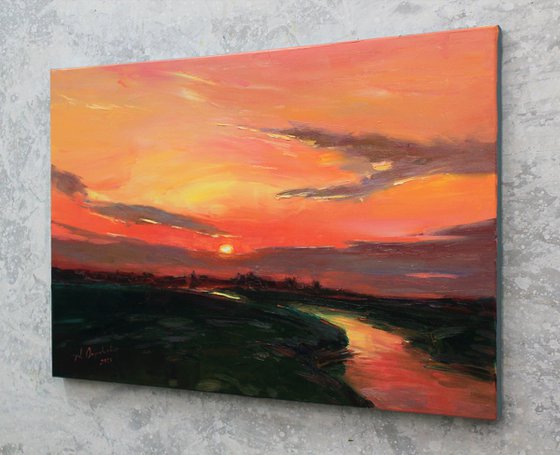 Last Light Over the River