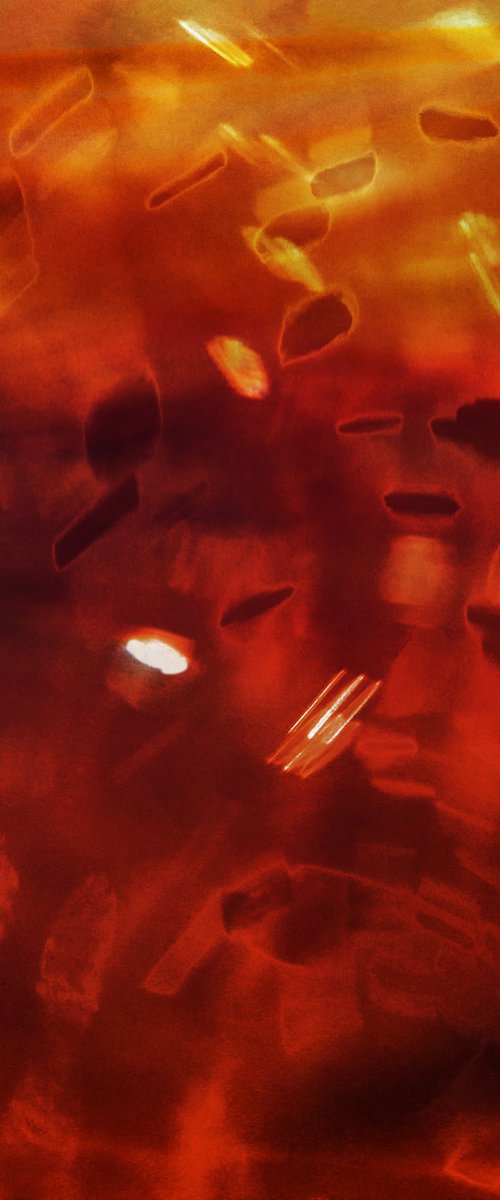 Shop Night (Red Yellow Magenta) Soho London by Paul Harrison