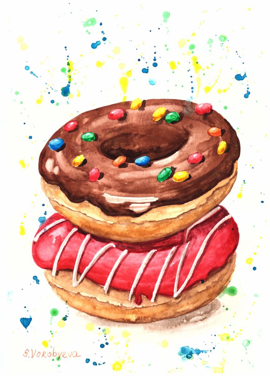 Donuts by Svetlana Vorobyeva