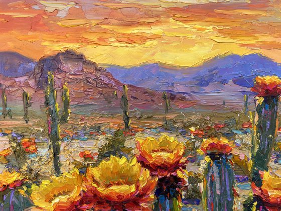 "Flowering Canyon cacti "