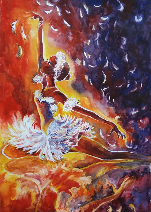 Bright dance by Liubov Ponomarova