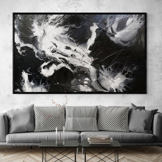 Mystique 200cm x 120cm Textured Abstract Art