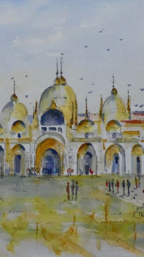 Piazza San Marco in Venice by Brian Tucker