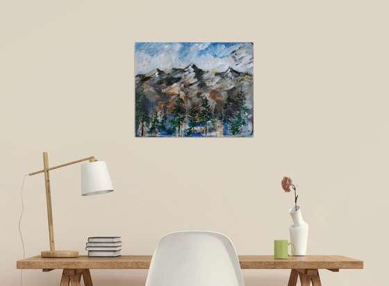 Abstract Landscape - Mountains - "Never Truly Lost"
