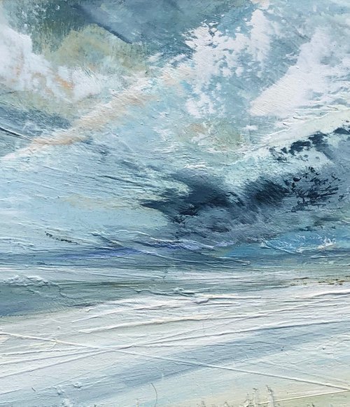 Weather Change small seascape by Jane Skingley