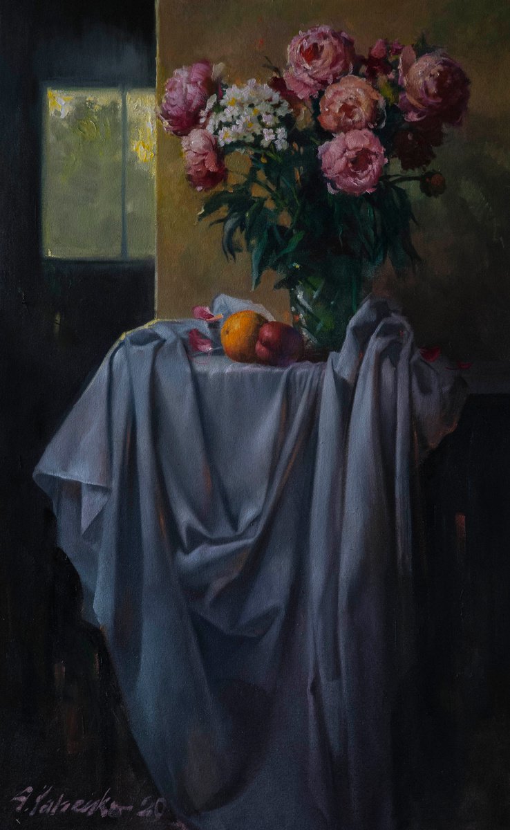 Peonies by Sergei Yatsenko