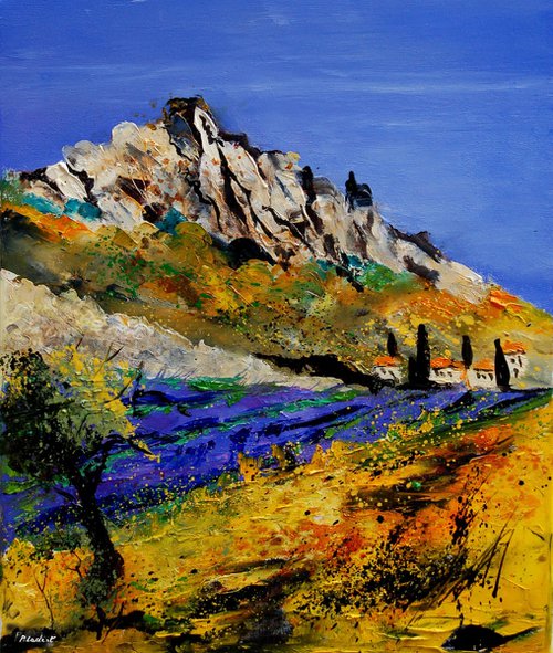 Mountains  in Provence France - 5623 by Pol Henry Ledent