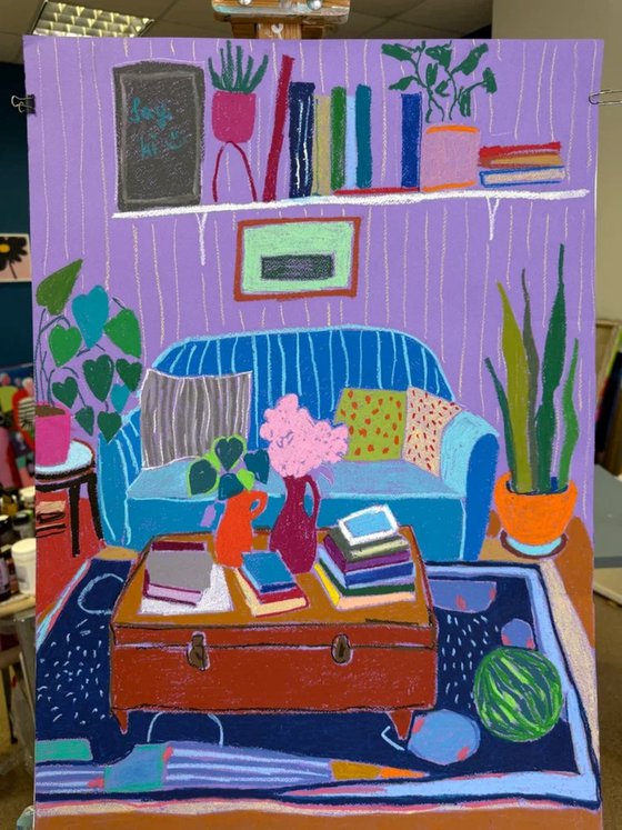 Purple Living Room Dream