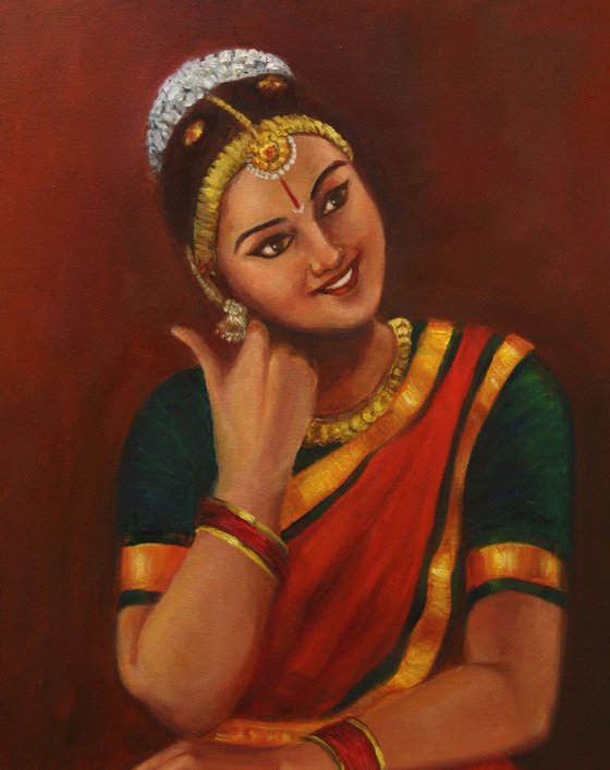 Yasoda, the mother of Krishna, bharatha natyam dancer