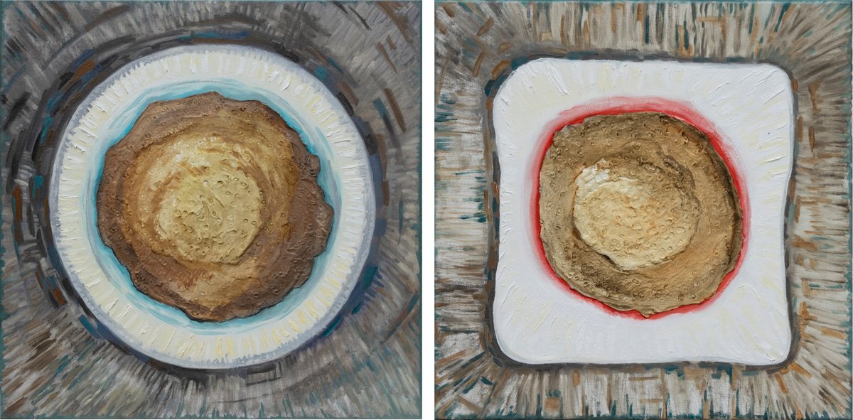 The Earth on a Plate (2Pieces) by Lilit Vardanyan