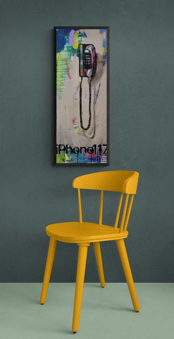 Bright painting - "iPhone 117" - Pop Art - iPhone - Modern