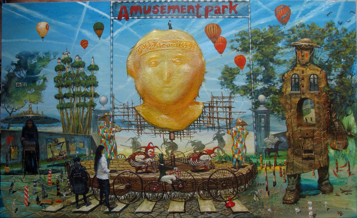 Amusement park (From the series Time of the great absurdity) by Serhiy Roy