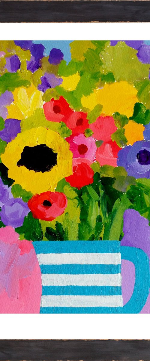 Summer Floral II & III by Jan Rippingham