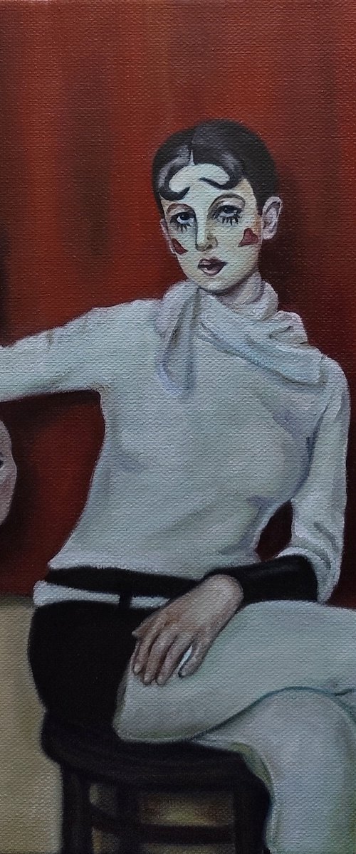 Under this mask, another mask by Veronica Ciccarese