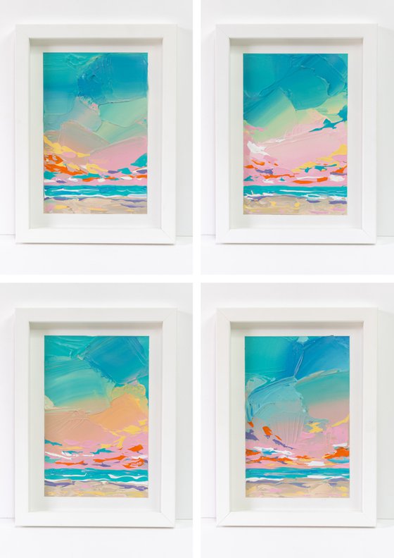 Iridescent Skies - Set of 4