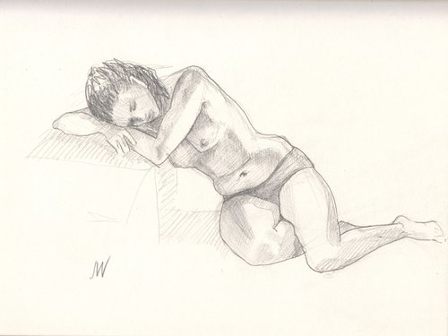 Sketch of Human body. Woman.38 by Mag Verkhovets