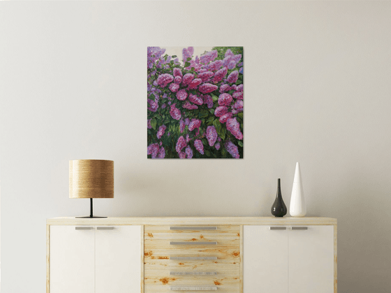The Sunny Lilac Bush