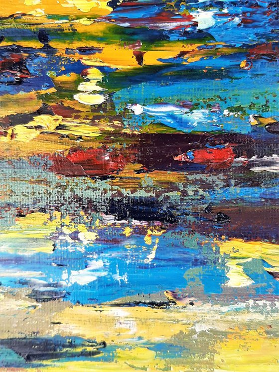 Sunrise Delights -  a semi abstract seascape